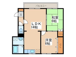 サンライズＭＳ ⅢＡの物件間取画像